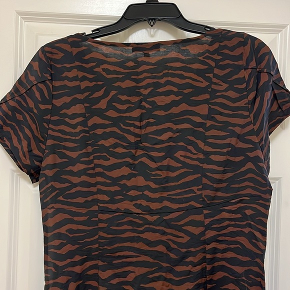 NWT Madewell Zebra Print Dress- Size 12 - Picture 8 of 16